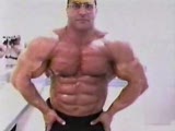 Huge Nasser El Sonbaty in the locker room